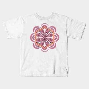 mandala Clamber drawingmandala Flutter stuffed Kids T-Shirt